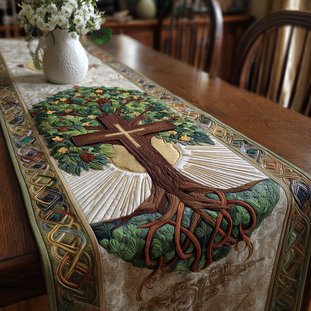Righteousness Cross Table Runner - Made to Order TABLE928
