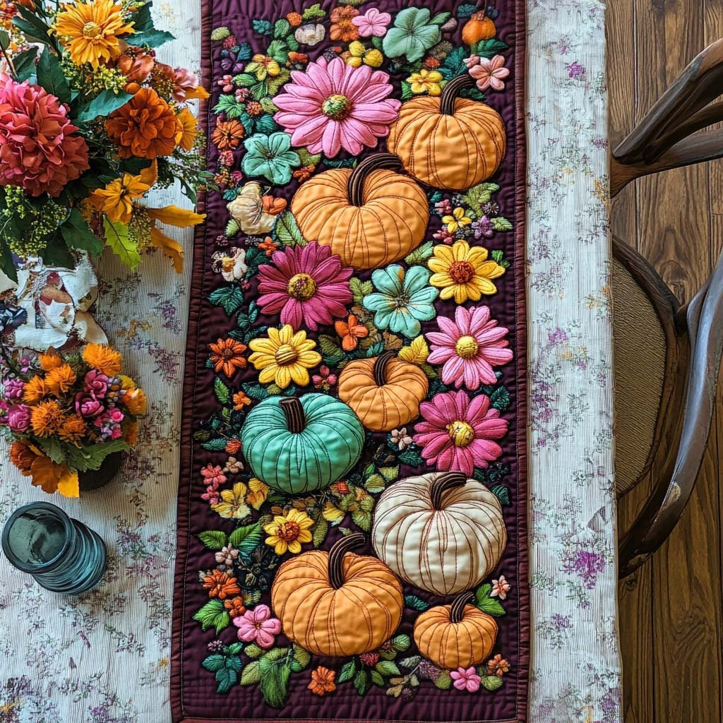 Quiet Fall Blessing Table Runner - Made to Order TABLE928