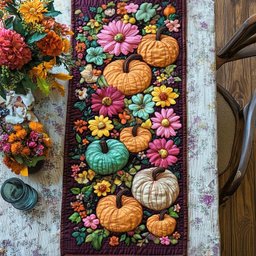 Quiet Fall Blessing Table Runner - Made to Order TABLE928