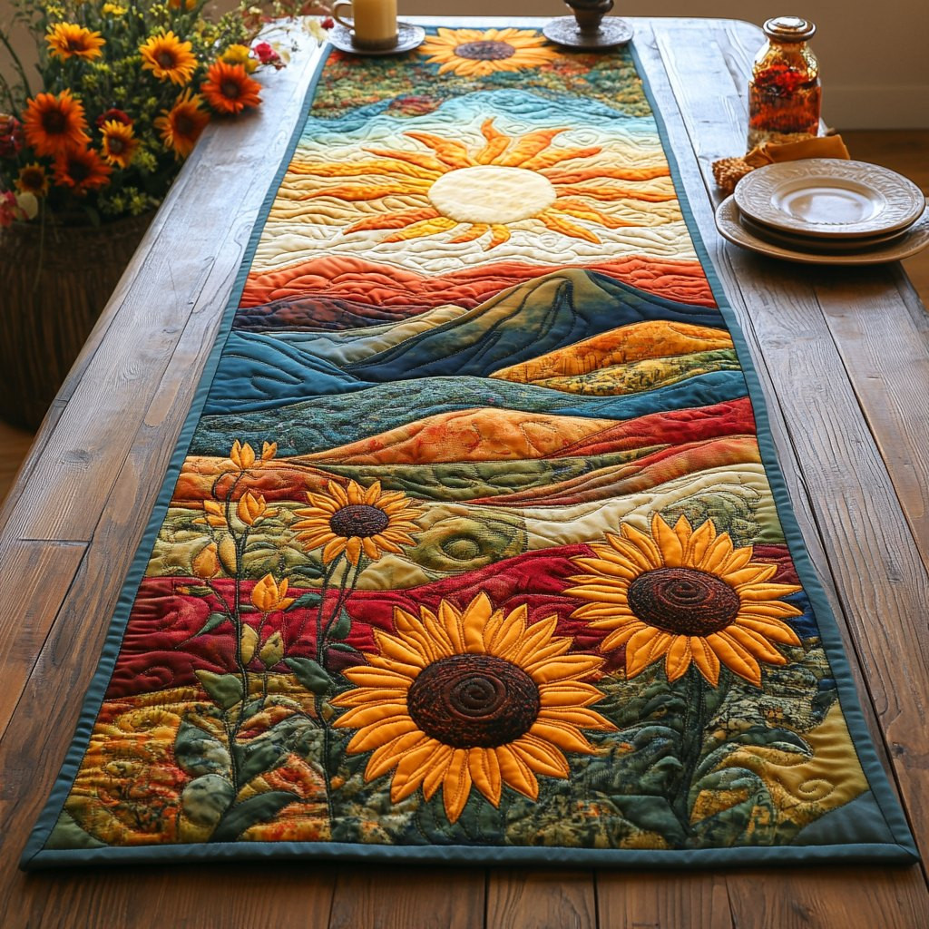 Radiant Fields Table Runner - Made to Order TABLE928