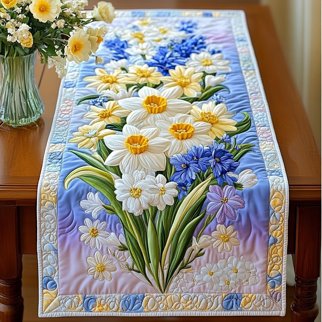 Radiant Blooms Table Runner - Made to Order TABLE928