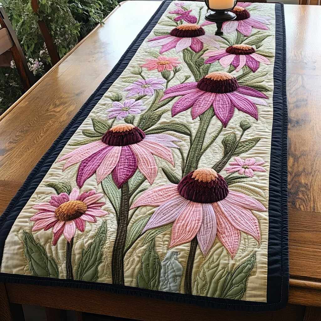 Radiant Flowers Table Runner - Made to Order TABLE928