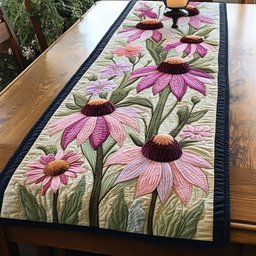 Radiant Flowers Table Runner - Made to Order TABLE928