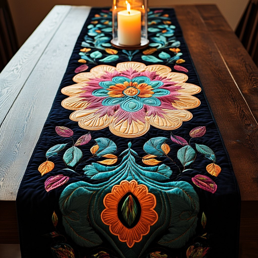 Radiant Flora Table Runner - Made to Order TABLE928
