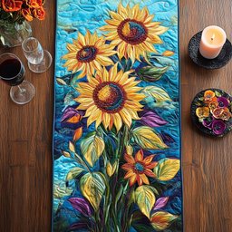 Radiant Flower Table Runner - Made to Order TABLE928