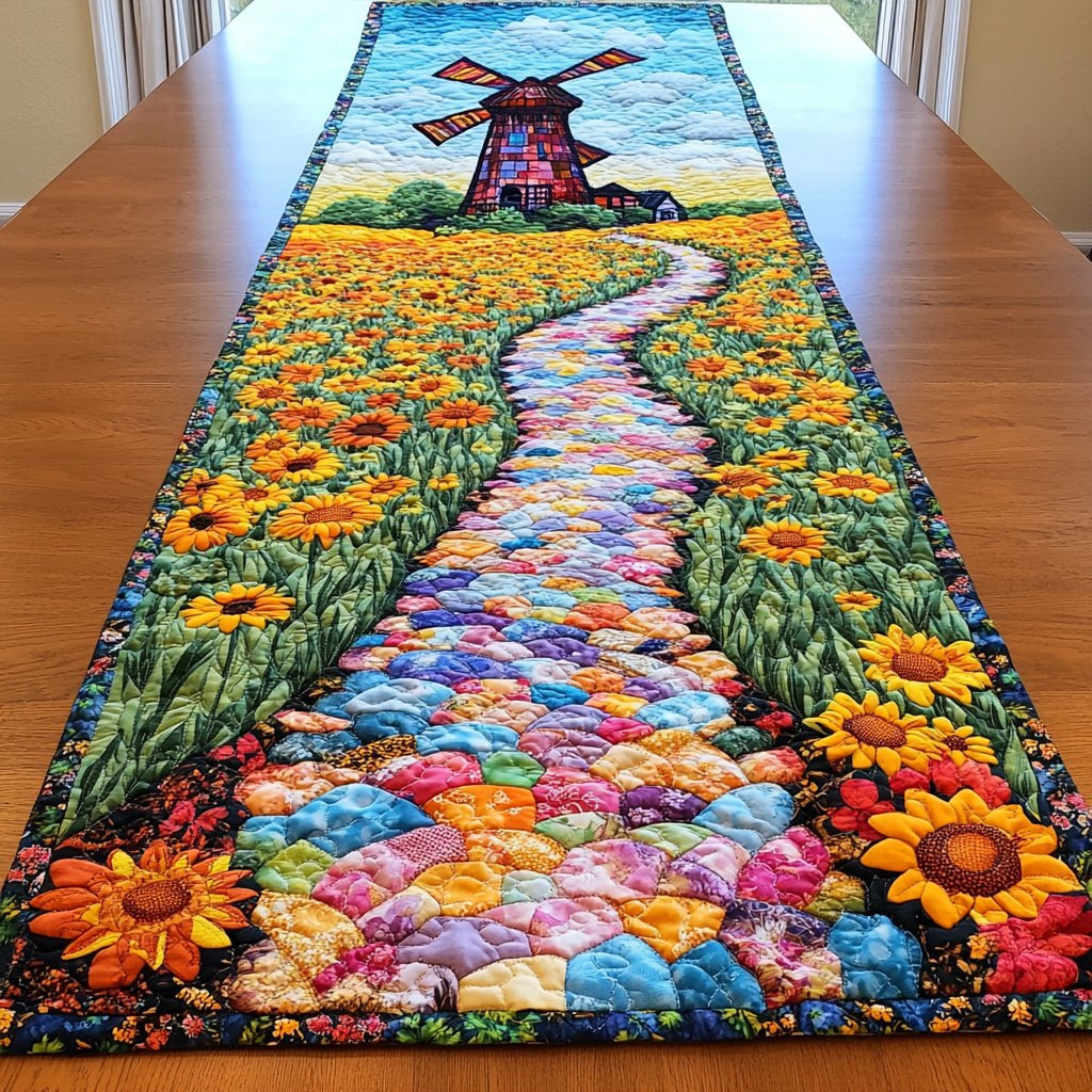 Quiet Rotation Table Runner - Made to Order TABLE928