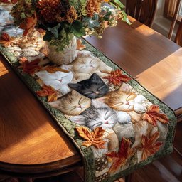 Purrfect Harmony Table Runner - Made to Order TABLE928