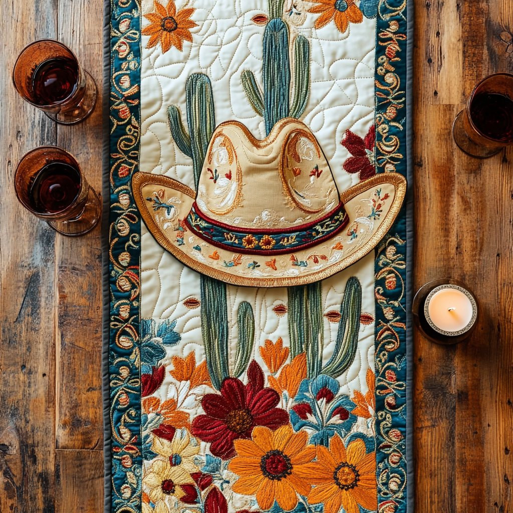 Prairie Style Table Runner - Made to Order TABLE928
