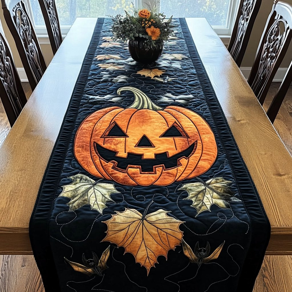 Pumpkin Bliss Table Runner - Made to Order TABLE928