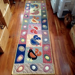 Playful Poultry Parade Table Runner - Made to Order TABLE928