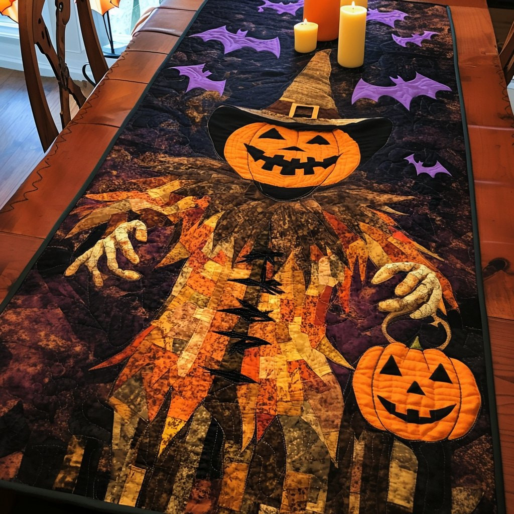 Pumpkin Walk Table Runner - Made to Order TABLE928