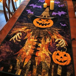 Pumpkin Walk Table Runner - Made to Order TABLE928