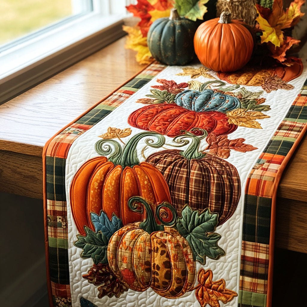 Pumpkin Petals V2 Place Table Runner - Made to Order TABLE928