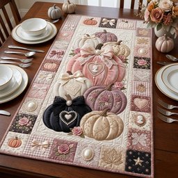 Pumpkin Coquette Table Runner - Made to Order TABLE928