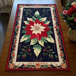 Poinsettia Perfection Table Runner - Made to Order TABLE928
