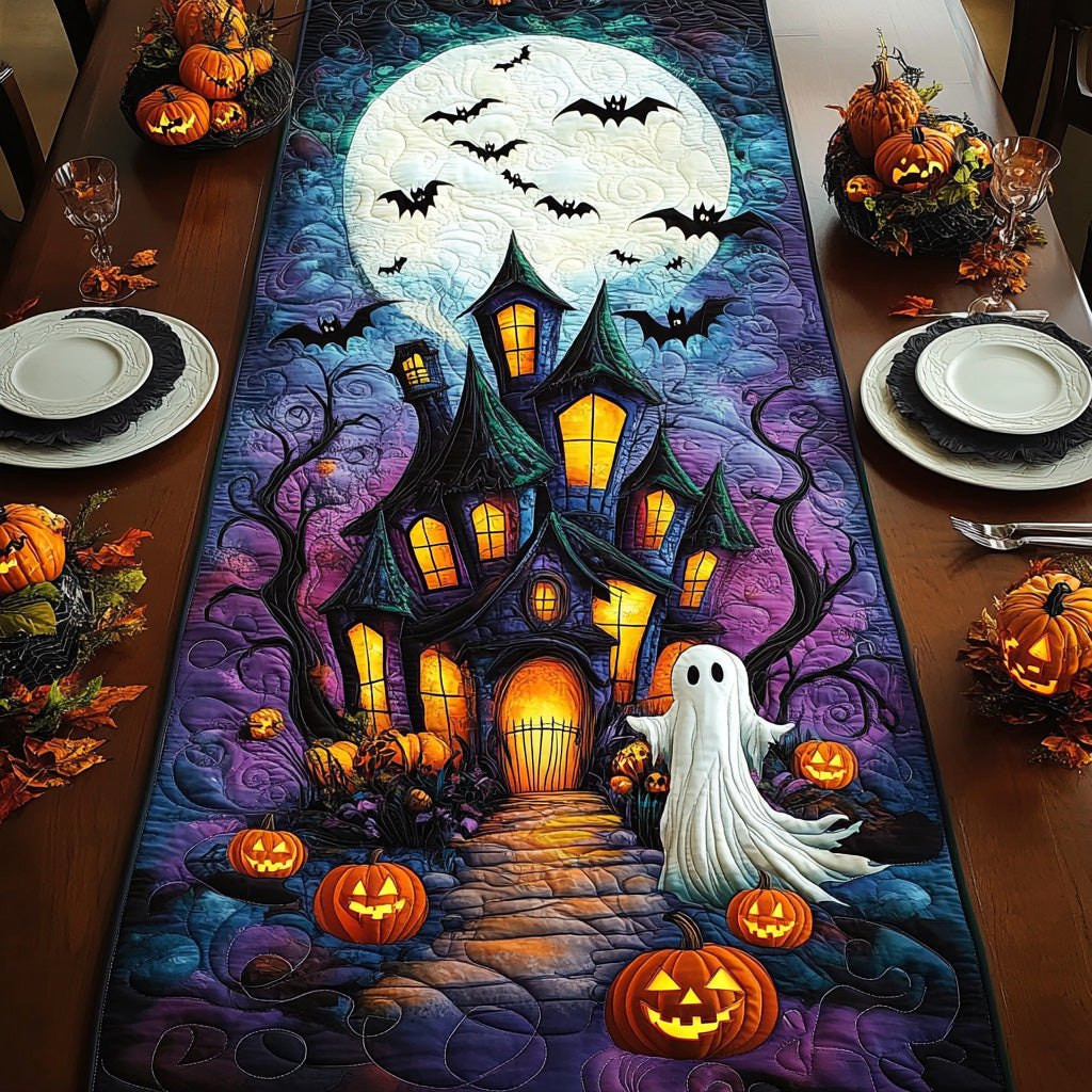 Pumpkin Phantoms Table Runner - Made to Order TABLE928