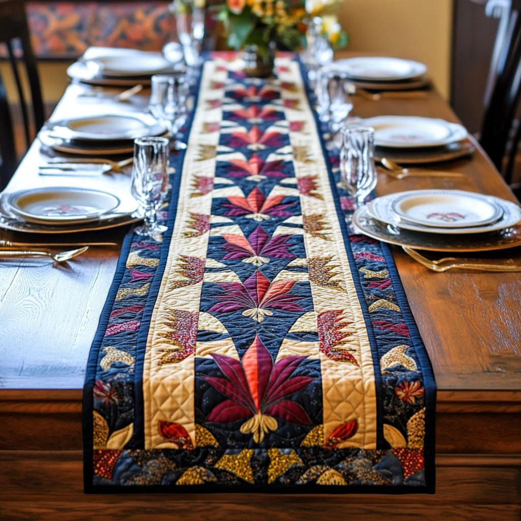 Ornate Lily Table Runner - Made to Order TABLE928
