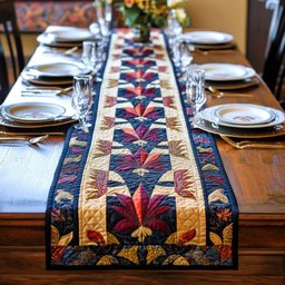 Ornate Lily Table Runner - Made to Order TABLE928