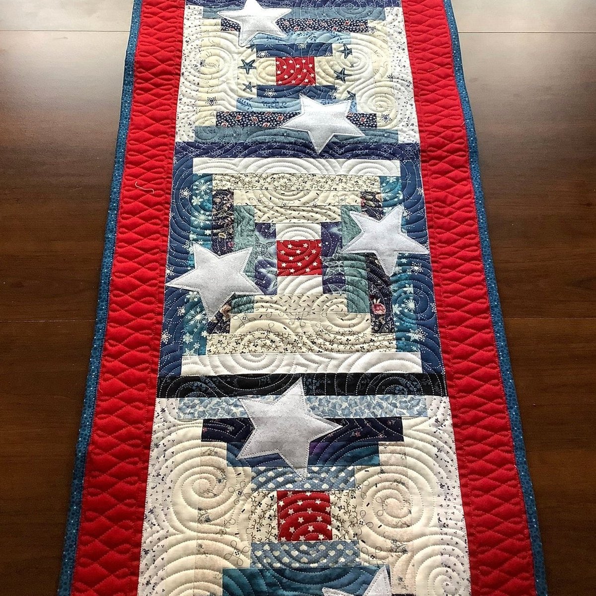 Patriotic Medley Table Runner - Made to Order TABLE928