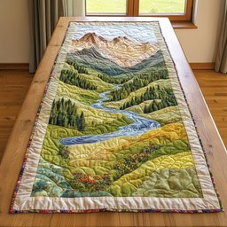 Peaceful Creek Table Runner - Made to Order TABLE928