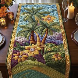 Palm Horizon Table Runner - Made to Order TABLE928