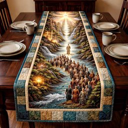 Pesach Story Table Runner - Made to Order TABLE928