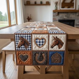Patchwork Ranch Table Runner - Made to Order TABLE928