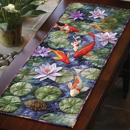 Peaceful Koi Table Runner - Made to Order TABLE928