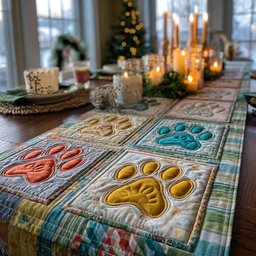 Paw Haven Table Runner - Made to Order TABLE928