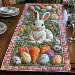 Pastel Meadow Table Runner - Made to Order TABLE928