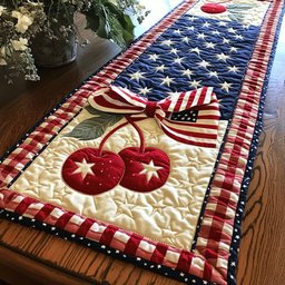 Patriotic Pop Table Runner - Made to Order TABLE928