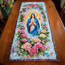 Our Lady Love Table Runner - Made to Order TABLE928