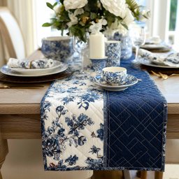 Patchwork Bloom Table Runner - Made to Order TABLE928