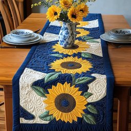 Petalscape Table Runner - Made to Order TABLE928