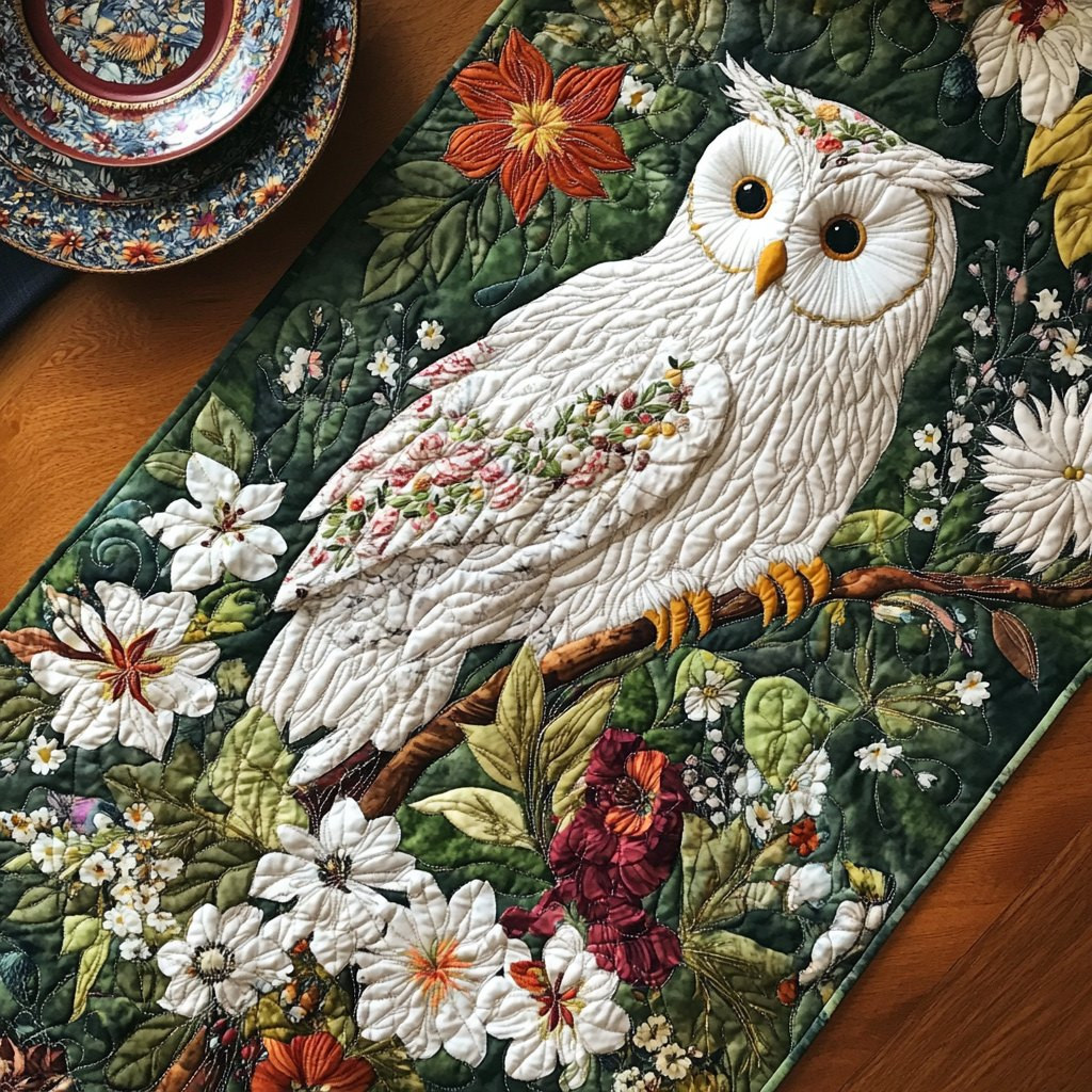 Owl Serenade Table Runner - Made to Order TABLE928