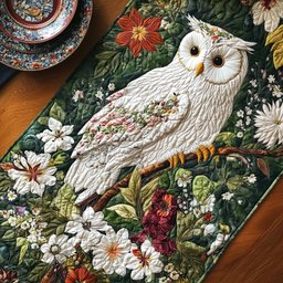Owl Serenade Table Runner - Made to Order TABLE928