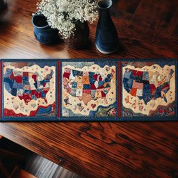 Patchwork America Table Runner - Made to Order TABLE928