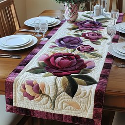 Peonies Table Runner - Made to Order TABLE928