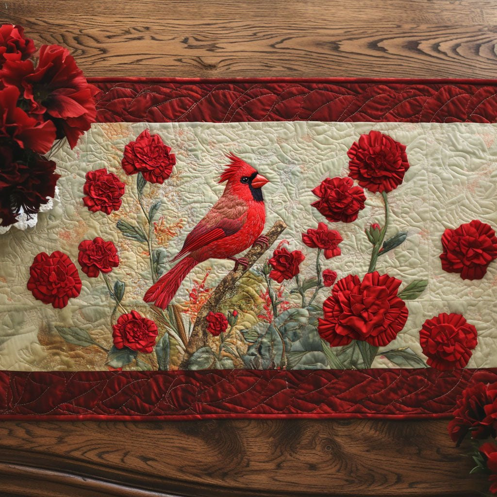 Ohio Carnation Fields Table Runner - Made to Order TABLE928
