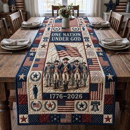 One Nation Under God Table Runner - Made to Order TABLE928