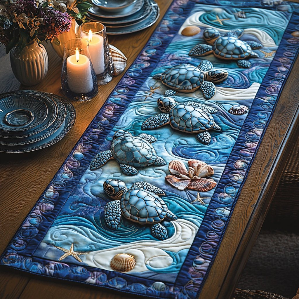 Ocean Voyager Table Runner - Made to Order TABLE928