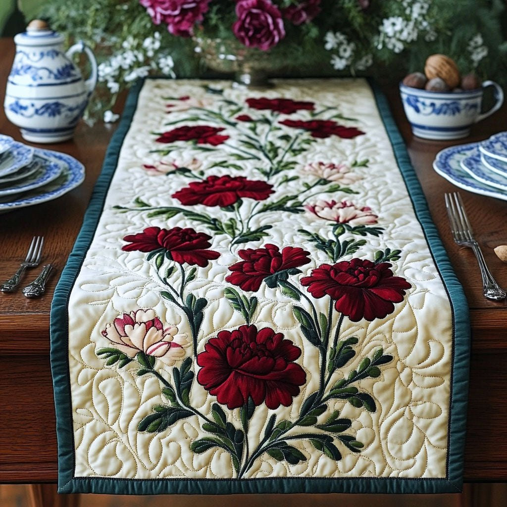 Ohio Blooming Heritage Table Runner - Made to Order TABLE928