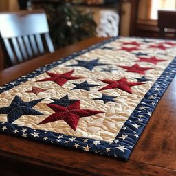 Old Glory Glow Table Runner - Made to Order TABLE928