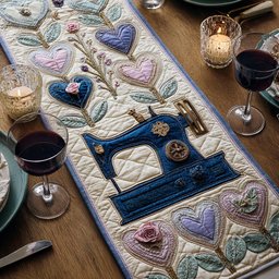 Old Soul Stitch Table Runner - Made to Order TABLE928