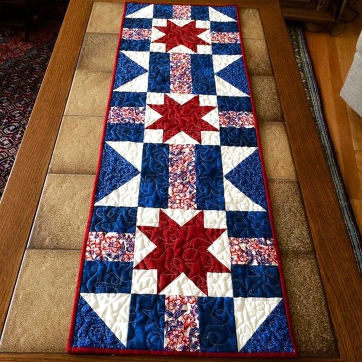 Old Glory Table Runner - Made to Order TABLE928