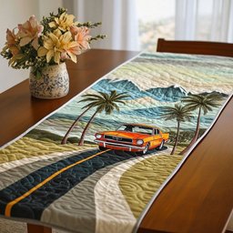 Oceanic Road Trip Table Runner - Made to Order TABLE928