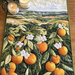 Orange Delight Table Runner - Made to Order TABLE928