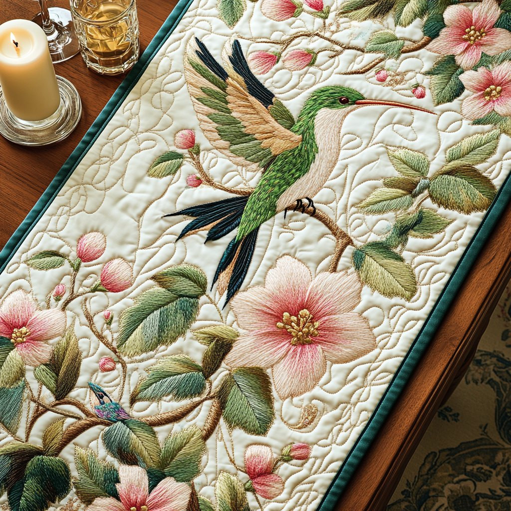 Nature Stitch Table Runner - Made to Order TABLE928