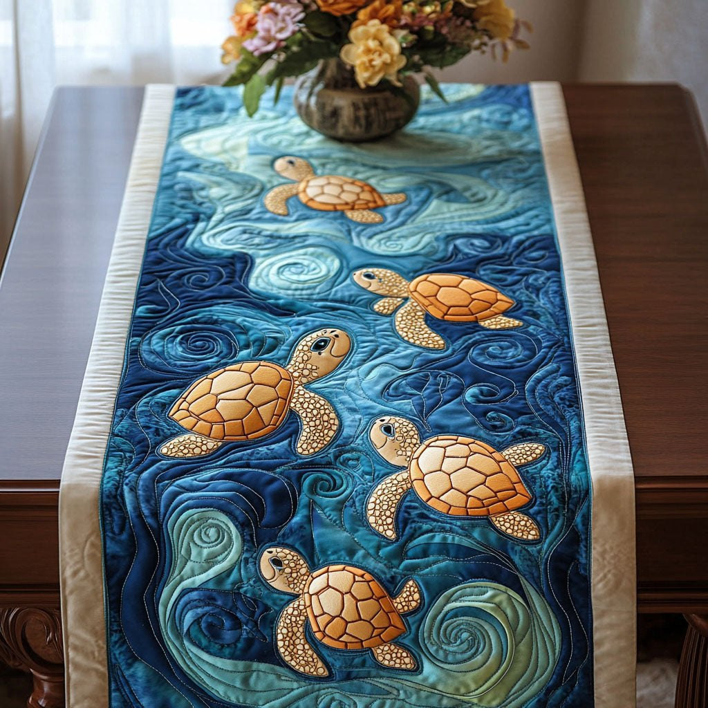 Ocean Glider Table Runner - Made to Order TABLE928