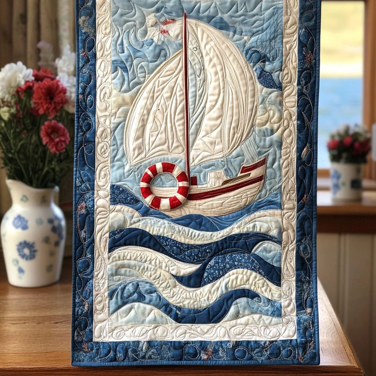 Ocean Navigator Table Runner - Made to Order TABLE928